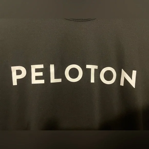 Peloton Black Short Sleeve Tee 100 Century Rides - Picture 7 of 7